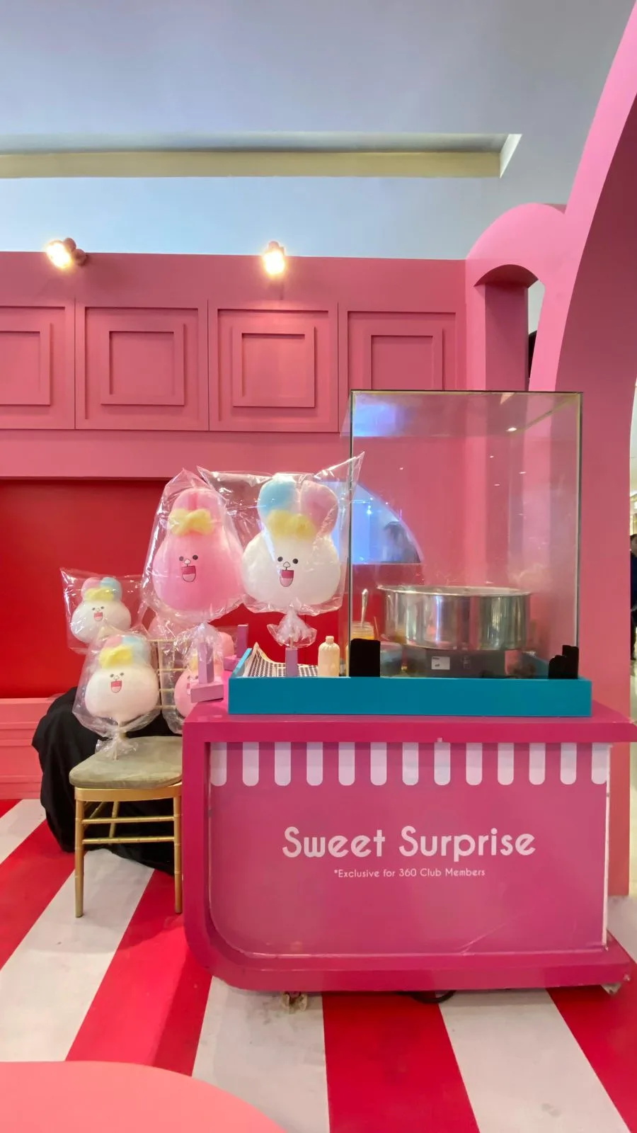 Puffy Cotton Candy Setup